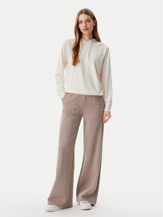 Guess Guess Mikina O5GQ00 KCQP2 Écru Regular Fit