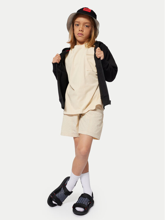 HUGO HUGO Μπλούζα G00355 S Μαύρο Regular Fit