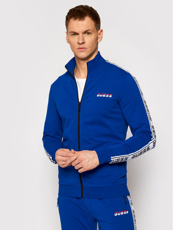 Guess Guess Суитшърт U0BA33 K6XF0 Син Regular Fit