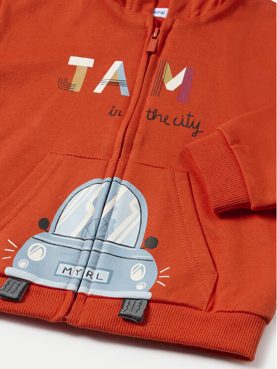 Mayoral Mayoral Bluza 2475 Pomarańczowy Regular Fit