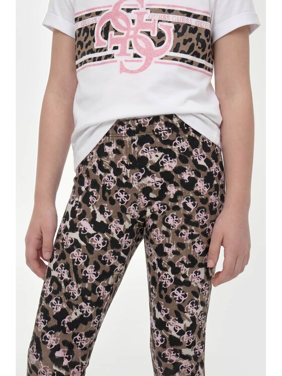 Guess Kids Guess Kids Kalhoty z materiálu 183725 Barevná Regular Fit