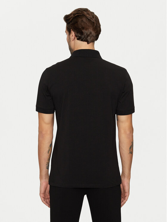 KARL LAGERFELD KARL LAGERFELD Polo 745460 551235 Czarny Regular Fit