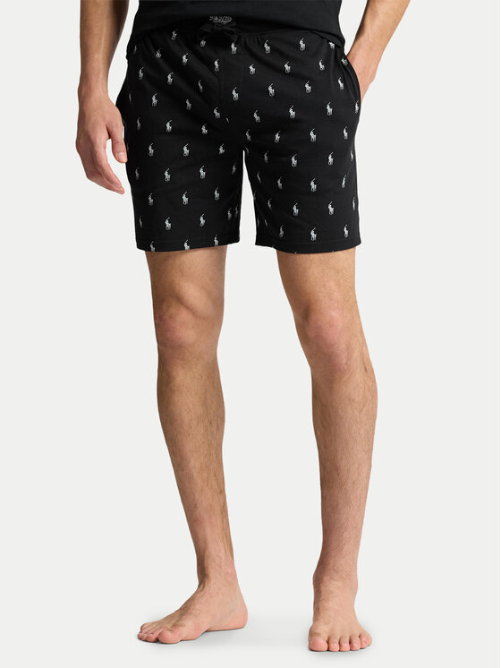 Polo Ralph Lauren Polo Ralph Lauren Rövid pizsama nadrág 714965505003 Fekete Slim Fit