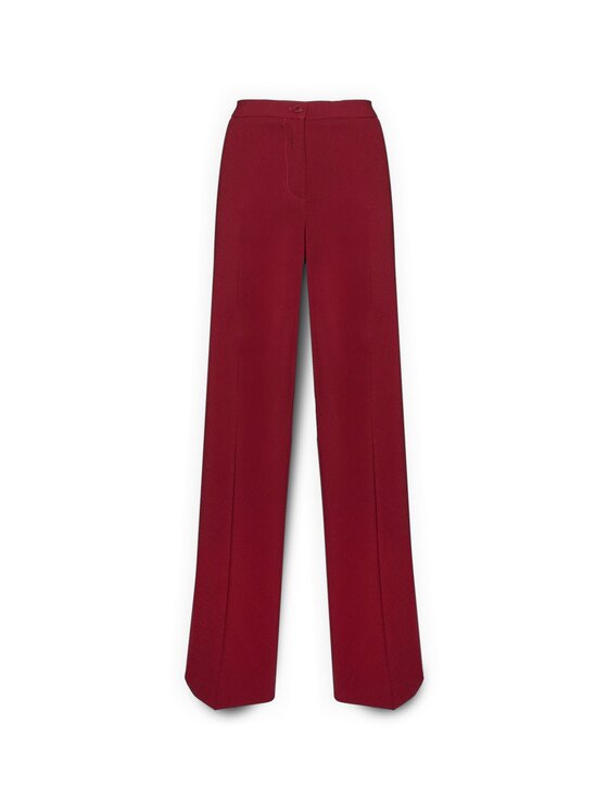 Elena Mirò Elena Mirò Pantaloni di tessuto P053P000580N056 Bordeaux Flare Fit