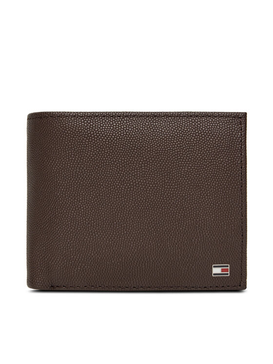Portofel Mare pentru Bărbați Tommy Hilfiger Th Flag Cc Flap And Coin AM0AM13520 Maro