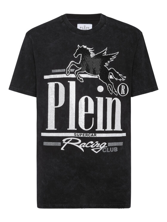 PHILIPP PLEIN PHILIPP PLEIN T-Shirt 21087 Czarny Regular Fit