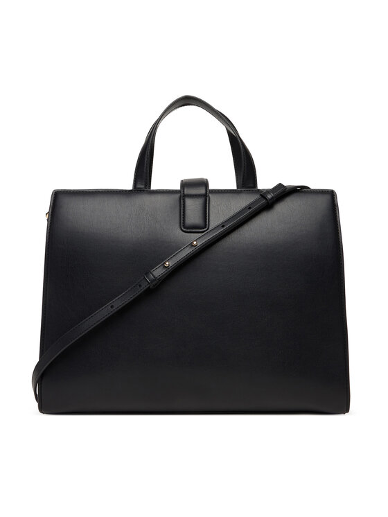 Tommy Hilfiger Tommy Hilfiger Torebka Th Heritage Satchel AW0AW18287 Czarny