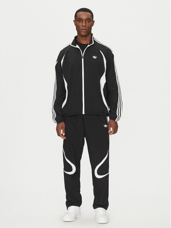 adidas adidas Mikina adicolor Teamgeist JC6227 Černá Regular Fit