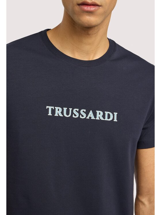 Trussardi Trussardi T-Shirt G0498000106N034 Niebieski Regular Fit