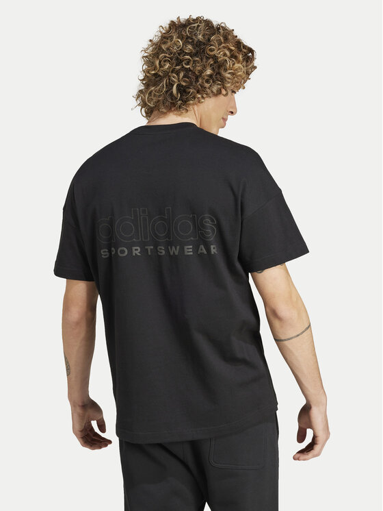 adidas adidas Majica ALL SZN Graphic IX1262 Črna Loose Fit
