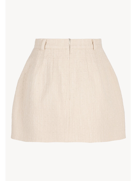 BIZUU BIZUU Spódnica mini BREDA Beżowy Standard Fit