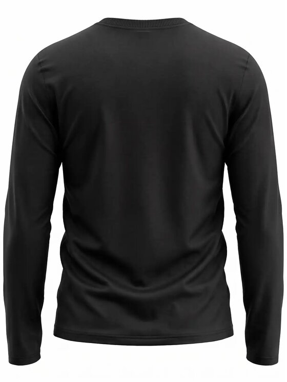 4F 4F S dlhými rukávmi 4FWAW26TLONM0756-20S Čierna Basic Fit