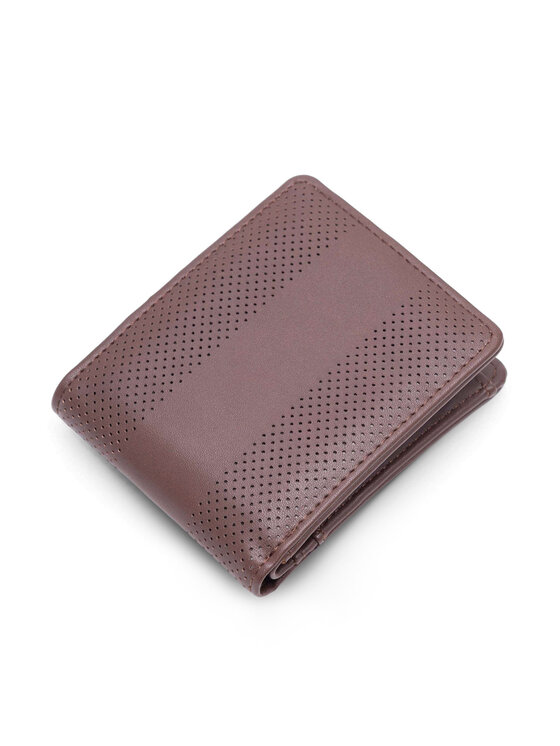 Lanetti Lanetti Μικρό Πορτοφόλι Ανδρικό 4M1-001-AW23 Καφέ