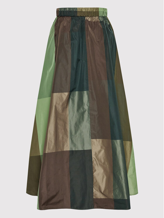 MAX&Co. MAX&Co. Trapezno krilo Matrigna 71040622 Zelena Regular Fit