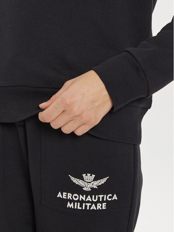 Aeronautica Militare Aeronautica Militare Μπλούζα 242FE1971DF567 Μαύρο Regular Fit
