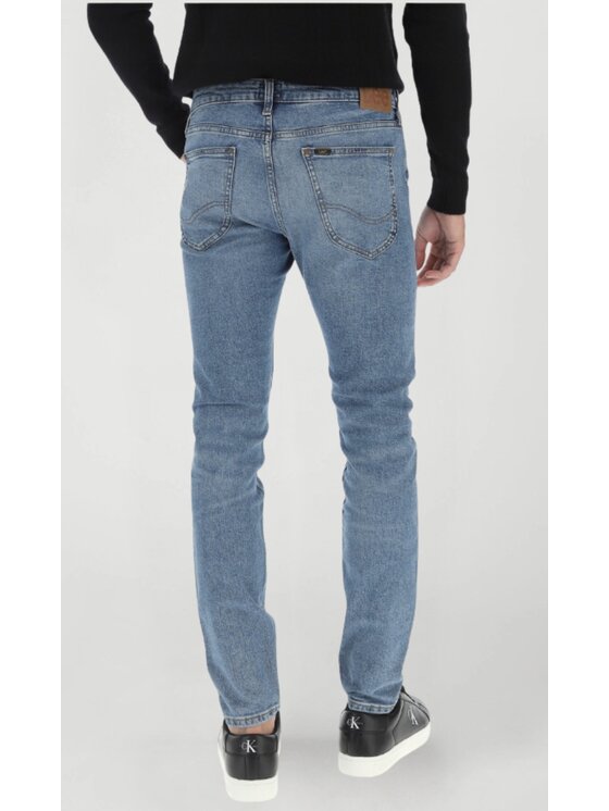 Lee Lee Jeansy Malone Niebieski Skinny Fit