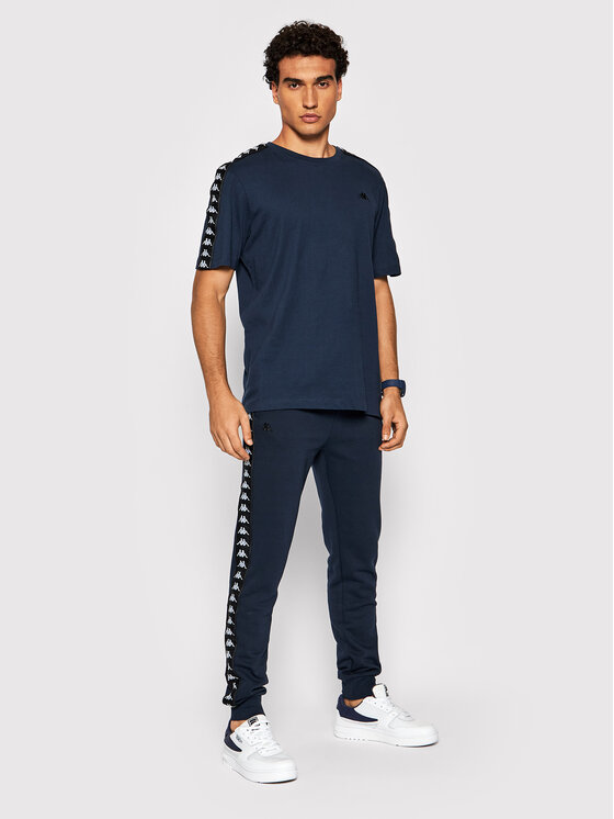 Kappa Pantaloni da tuta 310014 Blu scuro Regular Fit • Modivo.it