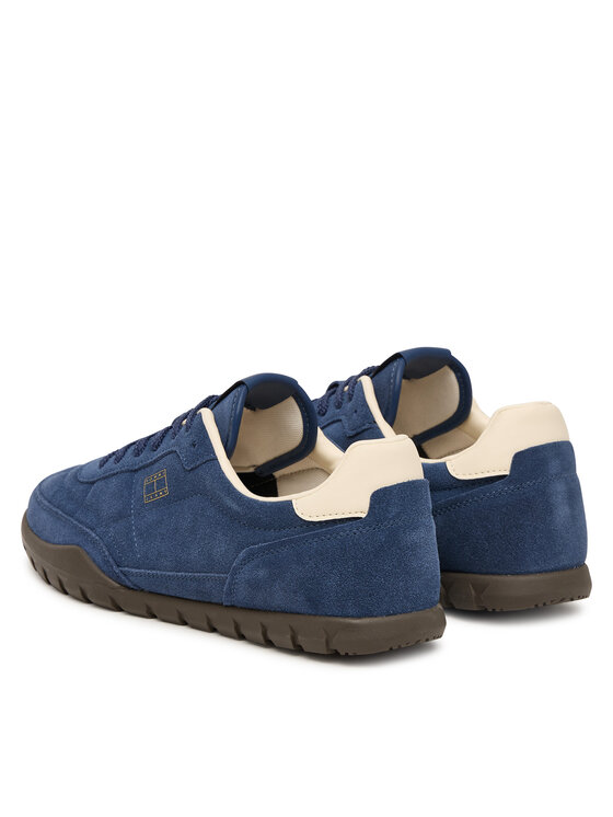 Tommy Jeans Tommy Jeans Αθλητικά Tommy Jeans Low Suede Runner EM0EM01800 Σκούρο μπλε