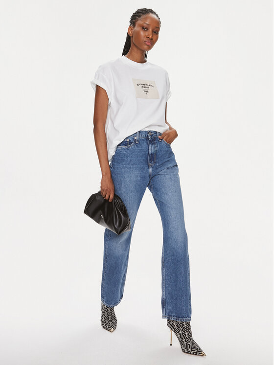 Calvin Klein Jeans Calvin Klein Jeans T-shirt J20J222170 Bianco Regular Fit