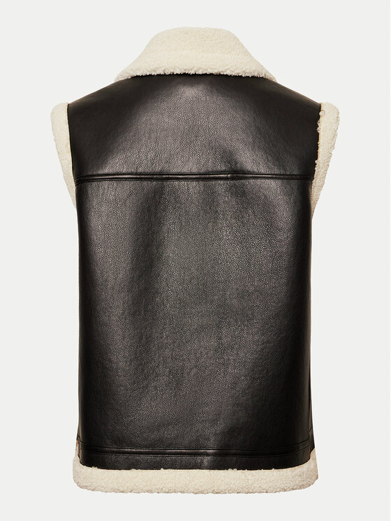 Pieces Pieces Vestă Janelle 17152466 Negru Regular Fit
