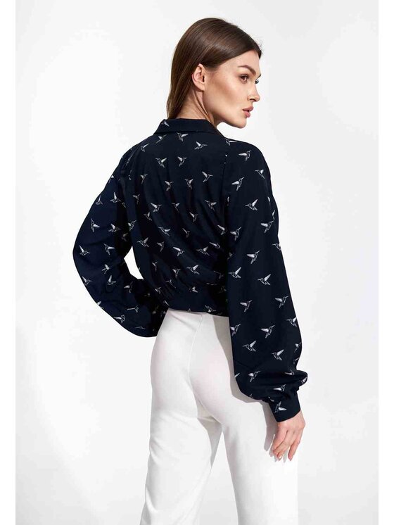 FIGL FIGLFIGL Blusa M868 Blu Regular Fit
