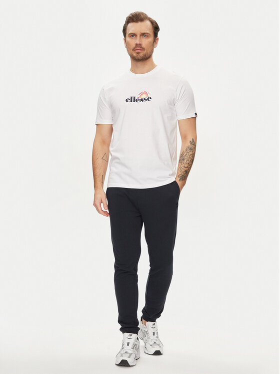 Ellesse Ellesse T-Shirt Trea SHV20126 Biały Regular Fit