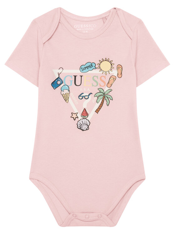 Guess Guess Set pentru bebeluși H6GW08 K6YW1 Roz Regular Fit