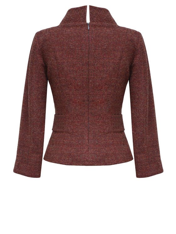 Kasia Zapała Kasia Zapała Marynarka Amal II Czerwony Slim Fit