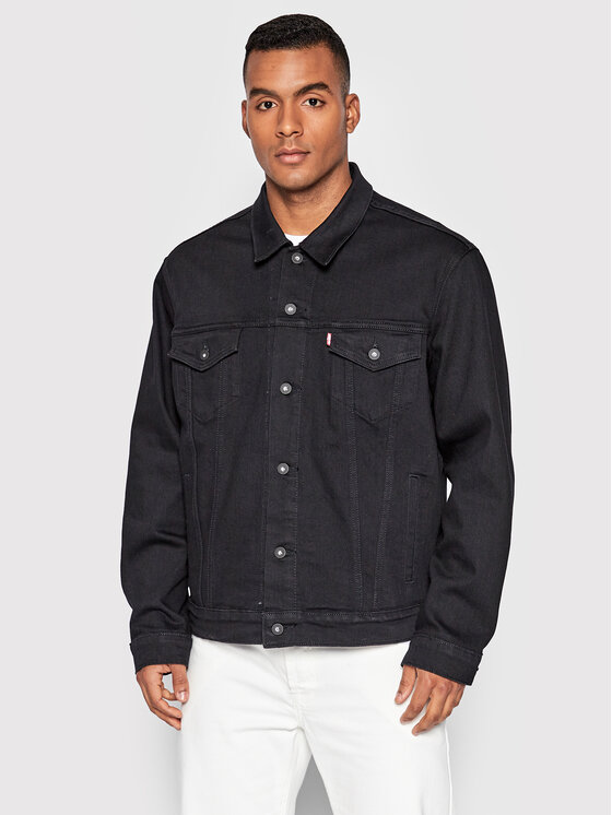 Levi's® Levi's® Džínsová bunda The Trucker 72334-0403 Čierna Regular Fit