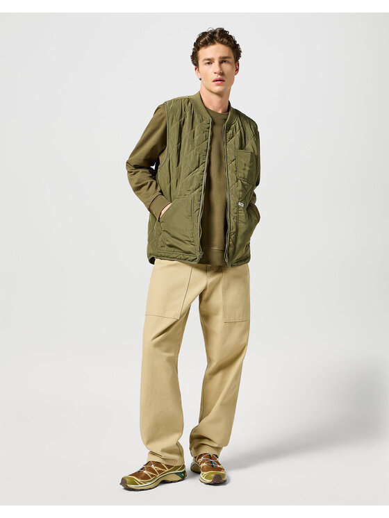 Wrangler Wrangler Gilet ELEVATED VEST Verde Regular Fit