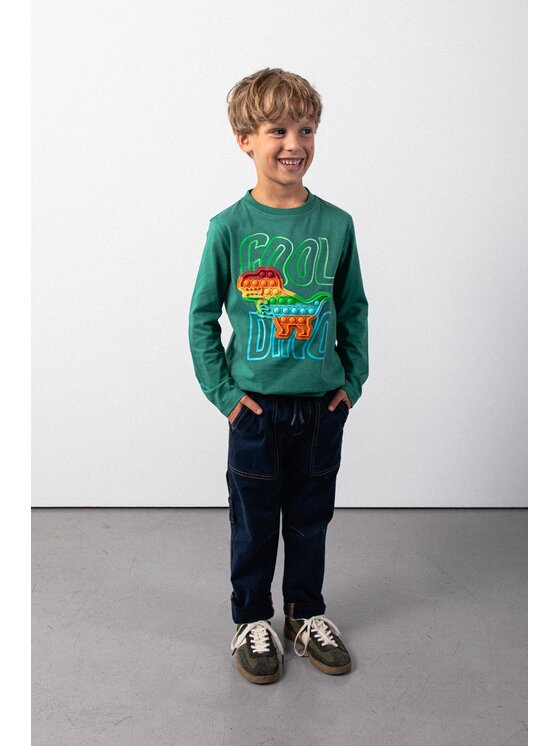 Coccodrillo Coccodrillo T-Shirt ZC5143104XBK-011 Zelená Regular Fit