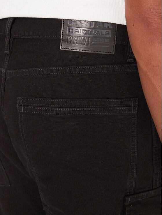 G-Star Raw G-Star Raw Hlače iz tkanine Contor 3D D27049-D491 Črna Regular Fit