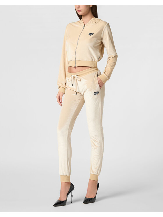 PHILIPP PLEIN PHILIPP PLEIN Bluza 9549 Beżowy Regular Fit