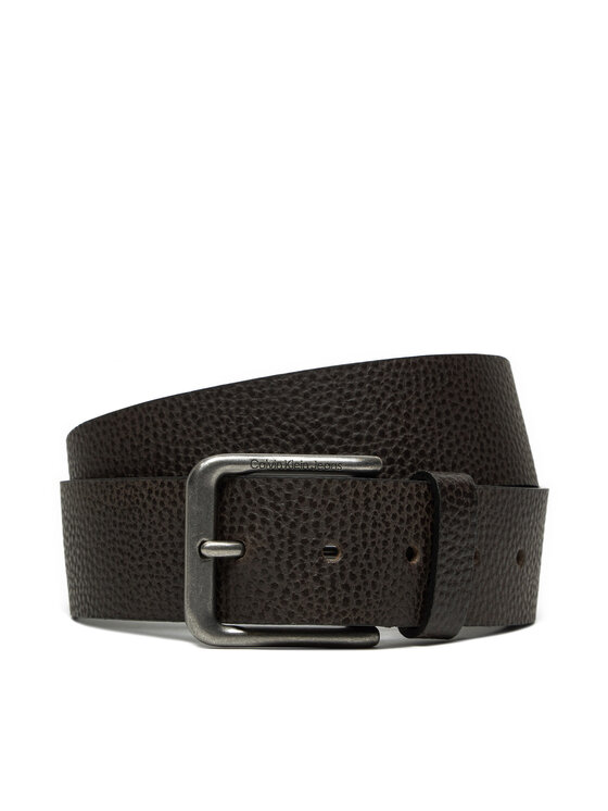 Calvin Klein Jeans Calvin Klein Jeans Ζώνη Ανδρική Classic Ro Lthr Belt 40Mm K50K512071 Καφέ