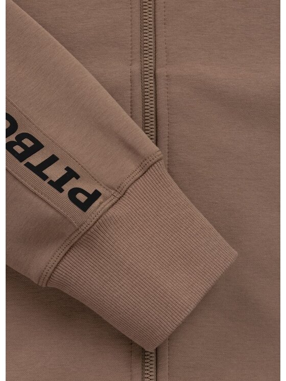PITBULL PITBULL Bluza ARBOR TAPE Brązowy Regular Fit