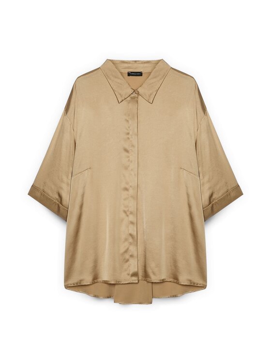 Fiorella Rubino Fiorella Rubino Camicia 5037T001440N002 Écru Regular Fit