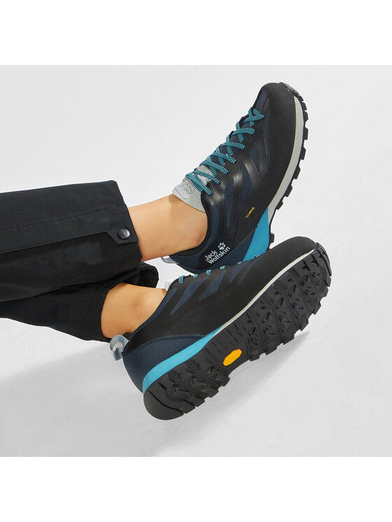 Jack Wolfskin Jack Wolfskin Turistiniai batai Scrambler 2 Texapore Low W 4045891 Tamsiai mėlyna