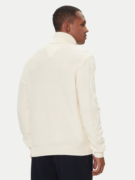 Tommy Hilfiger Tommy Hilfiger Гольф MW0MW40914 Écru Regular Fit