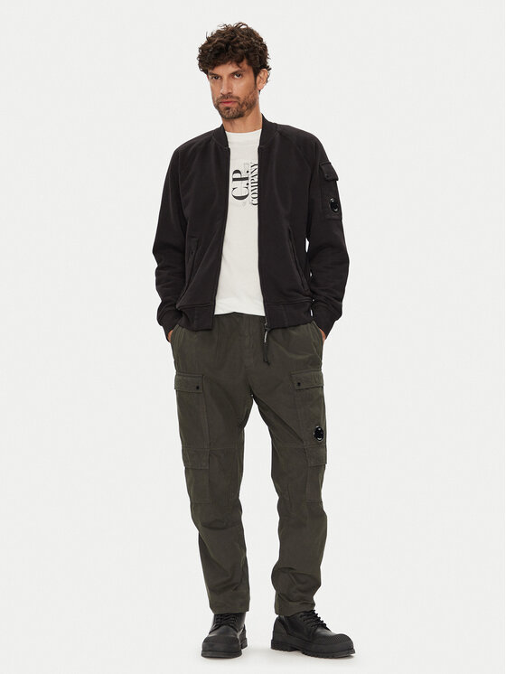 C.P. Company C.P. Company Μπλούζα 19CMSS205A006372G Μαύρο Regular Fit