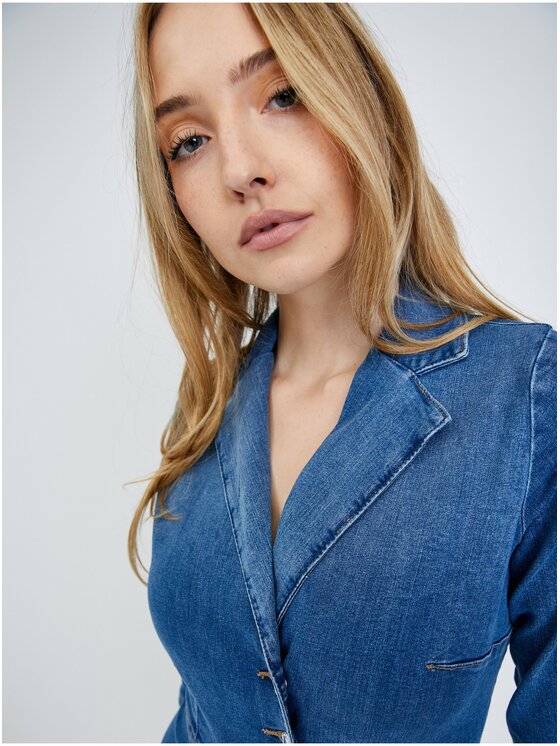 Orsay Orsay Sukienka jeansowa 460131-558000__38 Niebieski Regular Fit