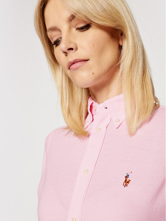 Polo Ralph Lauren Polo Ralph Lauren Camicia Heidi 211664427002 Rosa Slim Fit