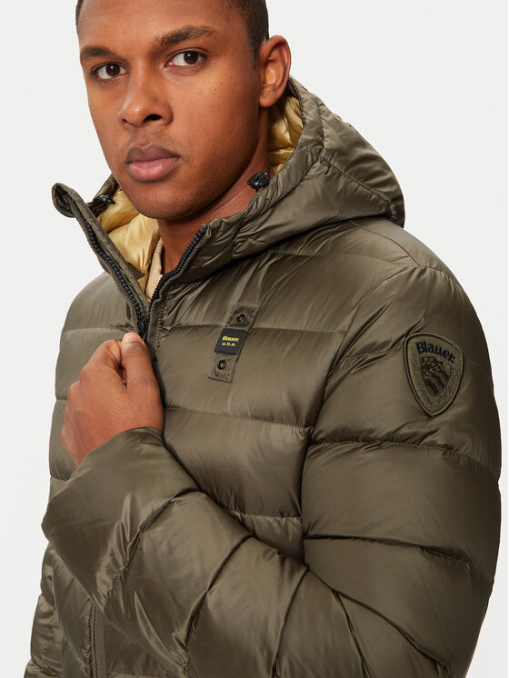 Blauer Blauer Μπουφάν πουπουλένιο 24WBLUC03023 683EG Πράσινο Regular Fit