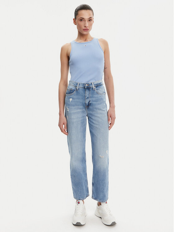 Tommy Jeans Tommy Jeans Džínsy Layla DW0DW20013 Modrá Slim Fit