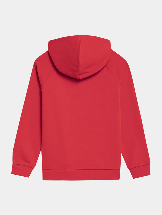4F 4F Felpa 4FJAW23TSWSM626 Rosso Regular Fit