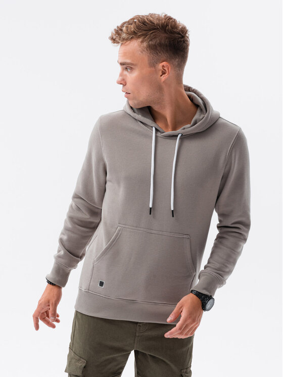 Ombre Ombre Mikina B979 Šedá Regular Fit