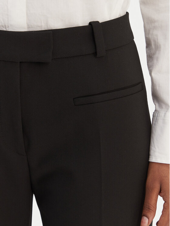 HUGO HUGO Штани з тканини Hilayla 50555896 Чорний Slim Fit