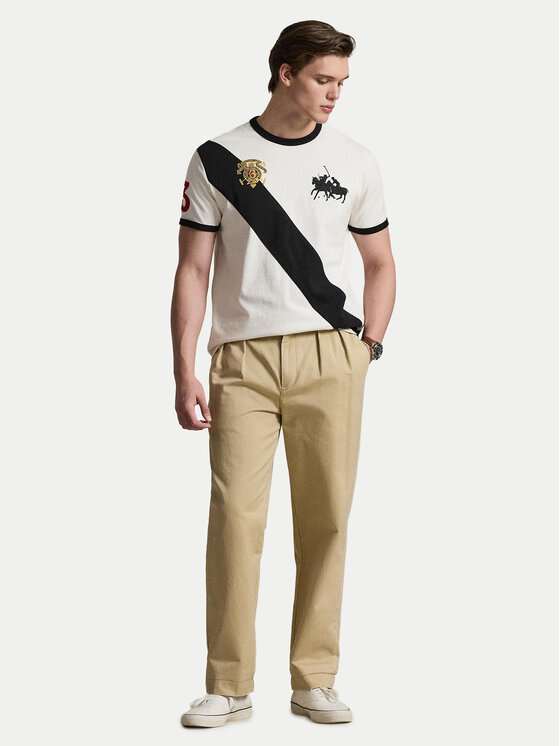 Polo Ralph Lauren Polo Ralph Lauren Tricou 710B14215001 Écru Classic Fit