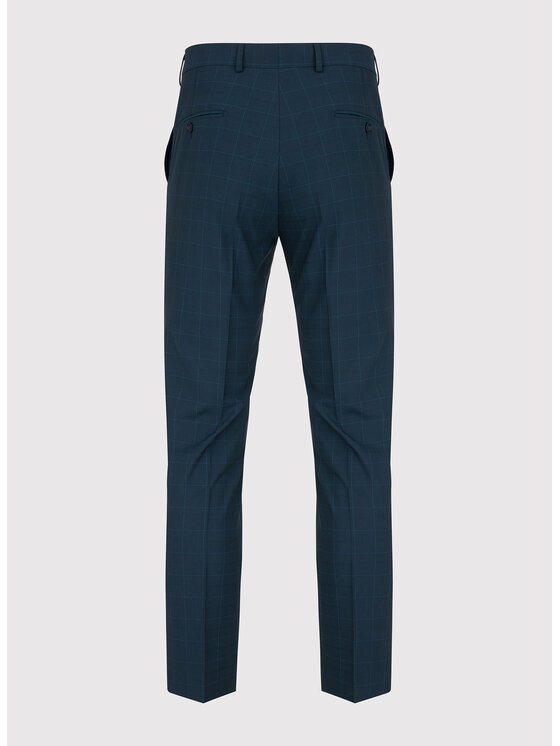 Pako Lorente Pako Lorente Spodnie garniturowe P23SF-6G-003 Granatowy Slim Fit