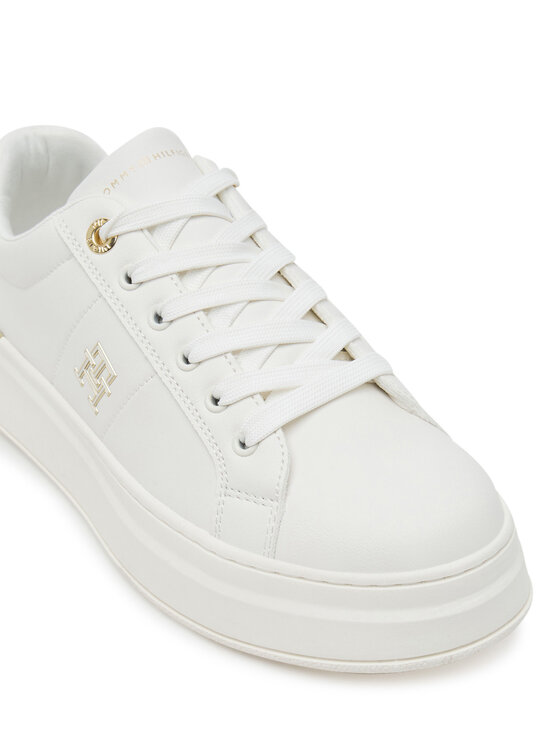 Tommy Hilfiger Tommy Hilfiger Сникърси Low Cut Lace-Up T3A9-33985-1355 D Бял