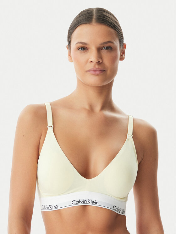 Calvin Klein Underwear Calvin Klein Underwear Nederček za dojenje LV00QF8506 Kremna
